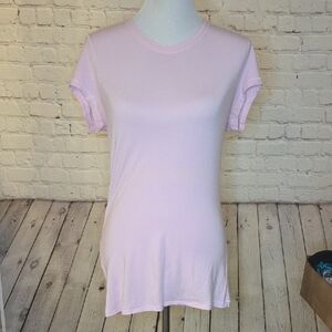 ALO Yoga Soft Pink Short Sleeve Tee